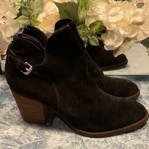 Sam Edelman Black Ankle Booties with Buckle